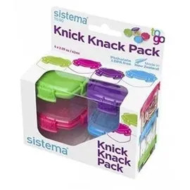 Sistema Frischhaltedose gemischte Farben 62 ml 4-teiliges Set