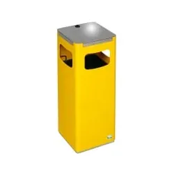 VAR Wertstoffsammelgerät WSG 25R, 22 Liter 2171 , Gerätefarbe Korpus: gelb (RAL 1023), Wertstoffe