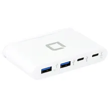 Dicota USB-C Portable Hub 4-in-1 - Weiß