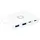 Dicota USB-C Portable Hub 4-in-1 - Weiß