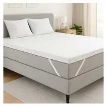 Dreamstar Ergonomischer Kaltschaum Topper medium 180 x 200 cm weiß