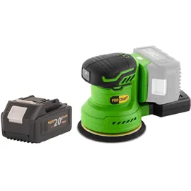 PROCRAFT PX20BLbb Akku Exzenterschleifer 20 V 125 mm inkl. 1x Akku 4,0 Ah