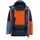 TROLLKIDS Hallingdal Jacke - Steel Blue / Flame Orange - 152 cm