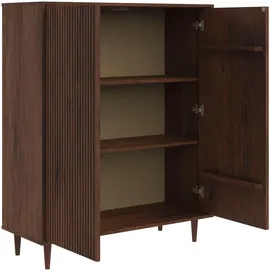 OTTO home Malmedy Highboard 100 x 120 x 38 cm Braun