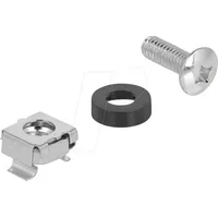 DeLock 42432 19 Zoll Montagezubehör Schwarz, Silber