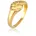 Elli Ring Siegelring Royal Hammerschlag Trend 925 Silber