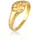 Elli Ring Siegelring Royal Hammerschlag Trend 925 Silber
