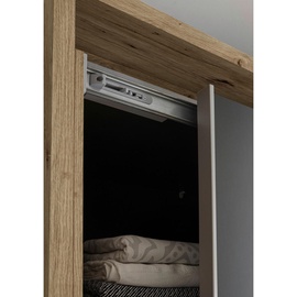 Schlafkontor Schwebetürenschrank »Briga«, Breite 270 cm, Absetzungen in Eiche Artisan Nachbildung, grau
