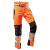 Warnschutz Forst- und Schnittschutzhose "VENTILATION" Kl.1 Orange - XXS - Orange