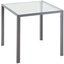 Homcom Esszimmertisch 75 x 75 x 75 cm grau