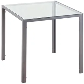 Homcom Esszimmertisch 75 x 75 x 75 cm grau
