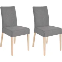 Home Affaire 4-Fußstuhl Umag Polyester grau 2er Set