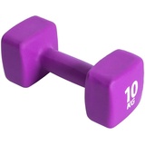 Pure2Improve Neoprenbeschichtete Hantel 10kg - Purple - 10 kg
