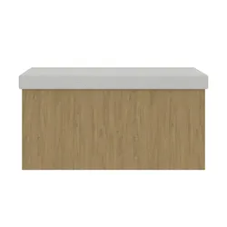 Truhe  White Oak , holzfarben , Maße (cm): B: 95,4 H: 43,7