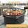 strex Schongarer Slowcooker 6.5L - Herausnehmbarer Keramik-Innenbehälter - Warmhaltefunktion | Slow Cooker - Schwarz