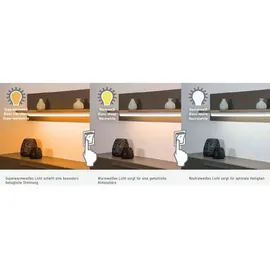 Müller-Licht LED Spiegelleuchte Lotis Sensor 90cm Switch Tone 3000-65...