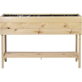 Dobar Hochbeet XL 117 x 40 x 78 cm Natur