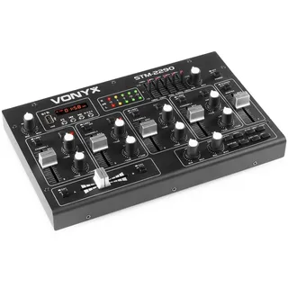Vonyx STM2290 6-Kanal-Mixer Bluetooth, USB MP3 FX