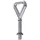 Gorilla Sports Kettlebell verstellbar Chrom 3.3 kg silber|silber|silber 3kg