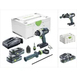 Festool TPC 18/4 I-Basic Akku Schlagbohrschrauber 18 V 75 Nm Brushless + 2x Akku 4,0 Ah + Ladegerät + Systainer