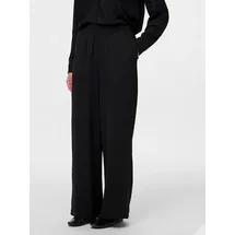 Pieces PCTIFFANY HW WIDE PANTS WVN NOOS BC Schlupfhose Schwarz S