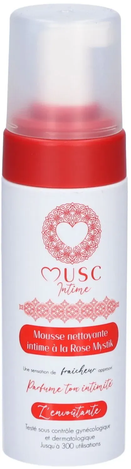 Musc Intime Rose Mystik Mousse Nettoyante Intime 150 ml Schuim