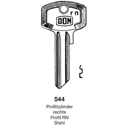 Schlüsselrohling DOM 544