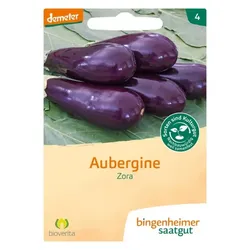 Bingenheimer Saatgut Zora - Aubergine