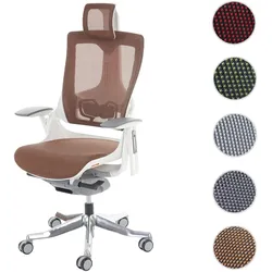 B√orostuhl MERRYFAIR Wau 2, Schreibtischstuhl Drehstuhl, Polster/Netz, ergonomisch ~ mandarin