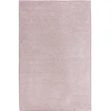 HANSE HOME Pure 100 Kurzflor Robust Schlafzimmerteppich einfarbig Modern, Wohnzimmer, Kinderzimmer, Flur, Schlafzimmer, Küche – Rosa, 200x300cm