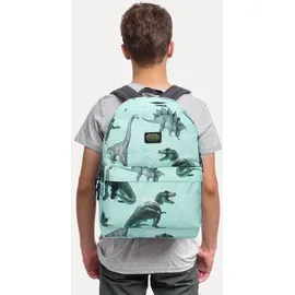 Vadobag Skooter Jungen Dinomite [hellblau, 38cm], Rucksack Roller Dino Explorer - Blau