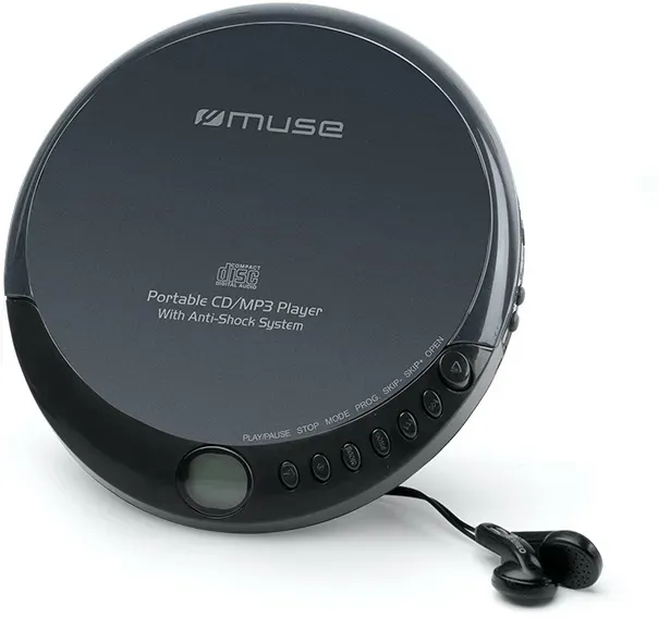 MUSE M-900 DM, 181 g, Schwarz, Tragbarer CD-Player