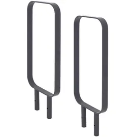 Trutzholm Fahrradständer 2x Anlehnbügel 115 x 45 cm Flachstahl 12 mm Anthrazit