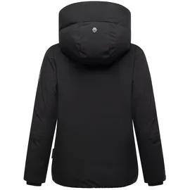 Navahoo Damen, Warme Winterjacke mit 2-Wege-Reißverschluss Blütenlicht 14 Black Gr. XS - XS
