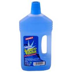 Reinex Allesreiniger mit Salmiak, reinigt mühelos und schonend alle Flächen, 1000 ml - Flasche