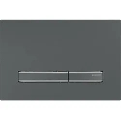 Geberit Betätigungsplatte Sigma50 für 2-Mengen-Spülung Grundplatte und Tasten schwarzchrom