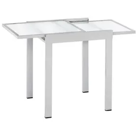 Merxx Balkonausziehtisch 65 x 65 x 75 cm Schwarz/Grau