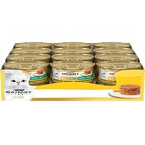 Purina Gourmet Gold Pastetchen mit Gemüse feucht Katzen mit Huhn und Karotten, 24 Dosen à 85 g