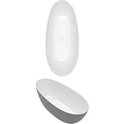 Villeroy und Boch Badewanne Antao 1700x750x500mm Q170TAO7F2BCV01 Freistehend Colour On Demand Weiß Alpin