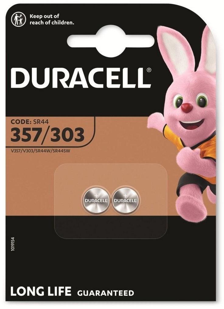 Duracell DURACELL Silver Oxide-Knopfzelle SR44, 1.5V Knopfzelle