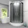 AcquaVapore Komplettdusche Duschkabine Fertigdusche Dusche D58-53m0-ec 90x90 cm, Mit 2k Scheiben Versiegelung