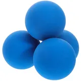 PERSELOSO 4 Stück Squash Trainingsbälle Elastische Bälle für Erwachsene Reaktionsverbesserung Hand Augen Koordination Blau für Anfänger Wettkampftraining