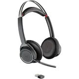 Poly Voyager Focus UC - Kabellos - Büro/Callcenter - 155 g - Kopfhörer - Schwarz