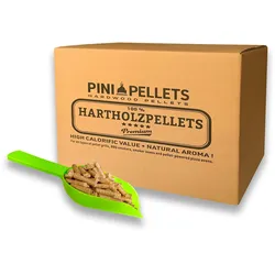 PINI Hartholzpellets Nr. 1 BBQ Classic 10 Kg Grillpellets zum Grillen Räuchern Smoken