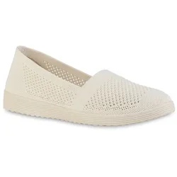 Damen Slip Ons in Beige