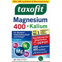 Taxofit Magnesium 400 + Kalium Tabletten 30 St.