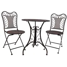 Gartenursel Elegantes Bistro-Set Eliza im romantischen Vintage-Design