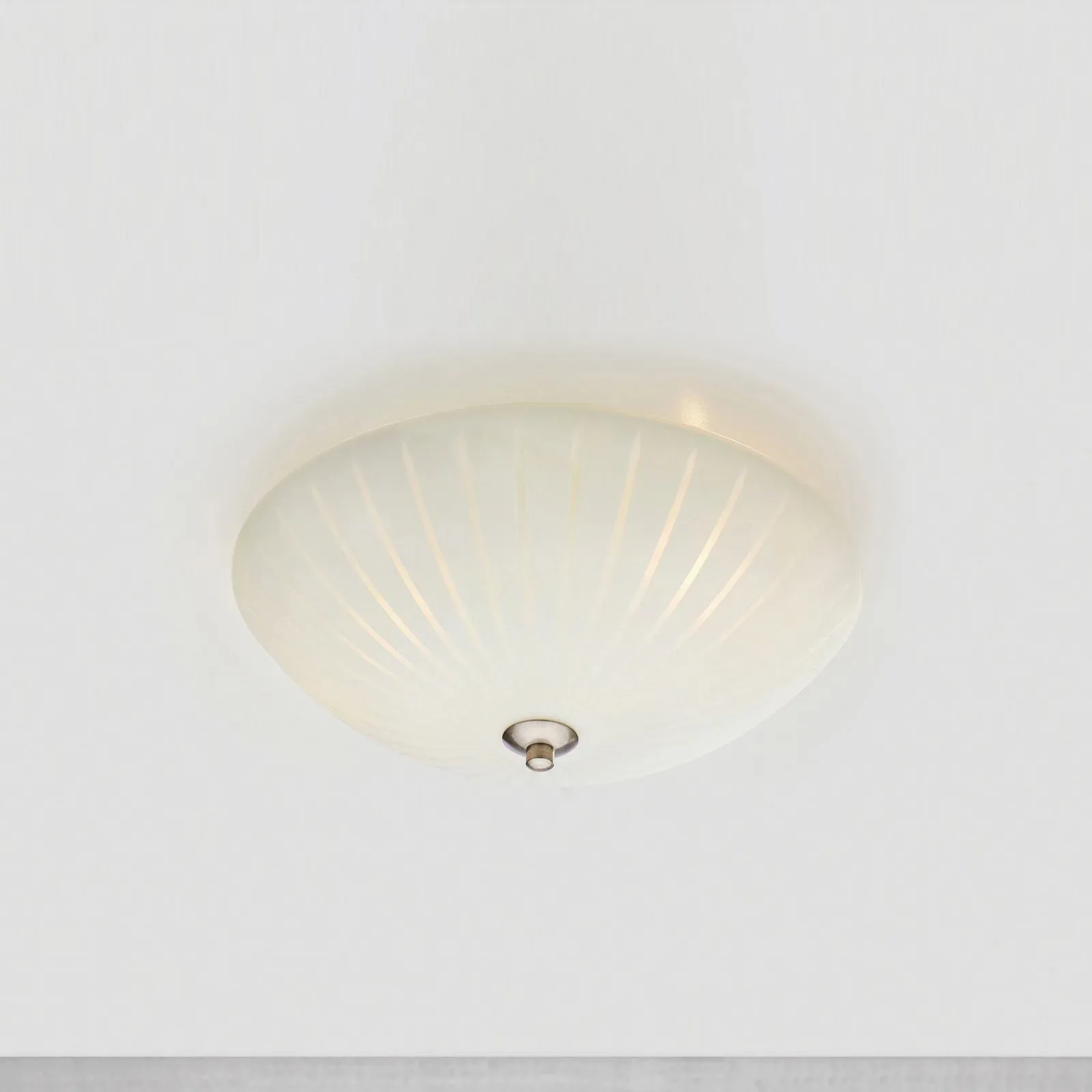 Deckenleuchte Markslöjd, Cut, dimmbar, Weiß, für Wohnzimmer, Glas - 9