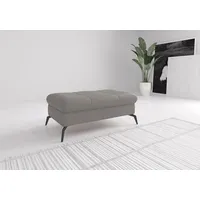 sit&more Polsterhocker Amica mit Stauraum 102 x 47 x 69 cm Grau
