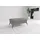 sit&more Polsterhocker Amica mit Stauraum 102 x 47 x 69 cm Grau